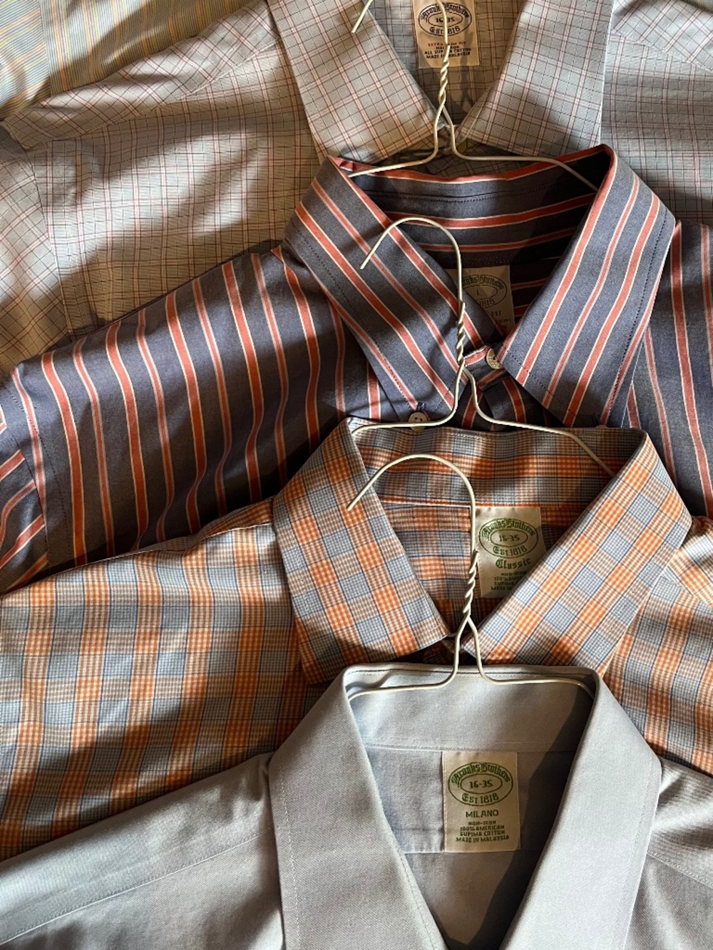 Beautiful Brooks Brothers Milano Fit Non Iron Dress Shirts